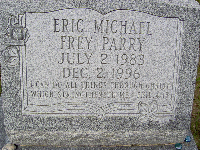 Headstone for Parry, Eric Michael Frey